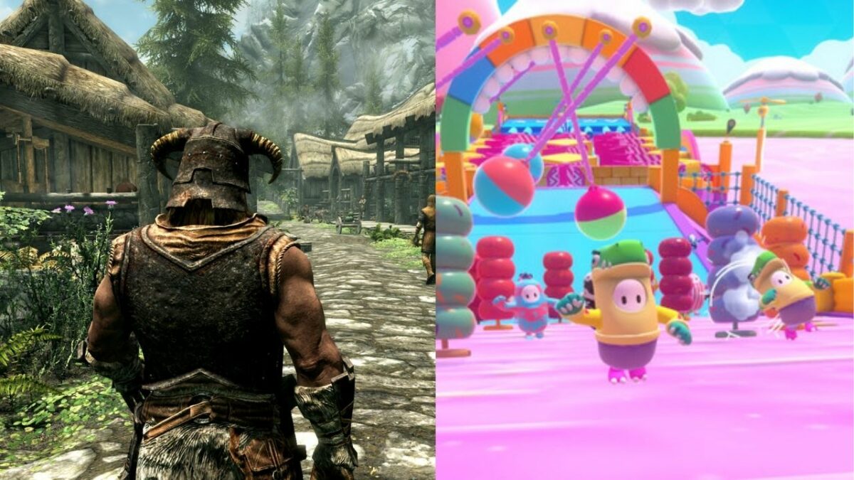 Skyrim Gets a New Fall Guys Mod