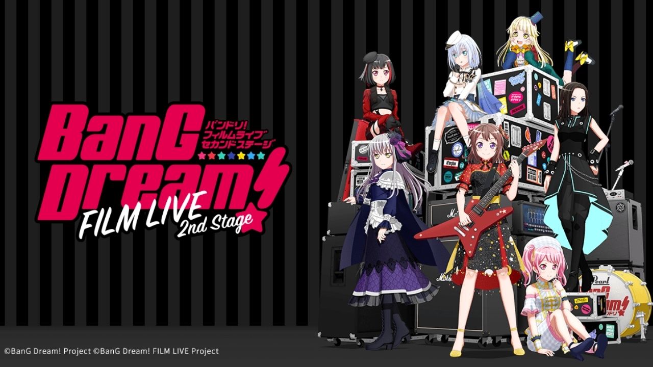 Anime Film BanG Dream! Filme ao vivo 2ª fase fora