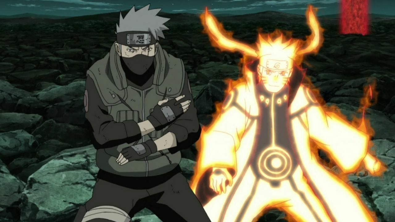 Quantos anos tem o Time 7 no anime Boruto? – Capa de Naruto Sasuke e Kakashi