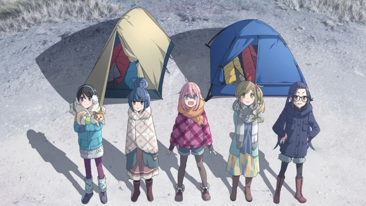 Novo visual do Yuru Camp 2ª temporada revelado