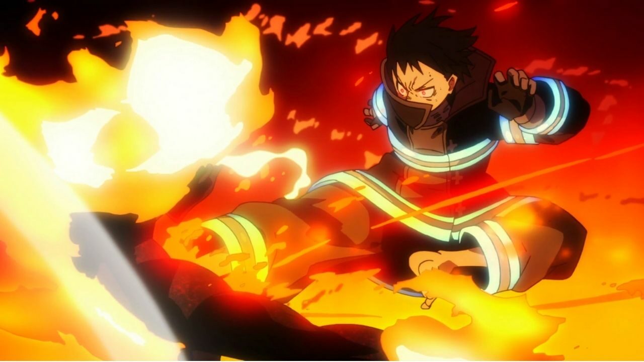 Fire Force entra no arco final enquanto Shinra entra em Adolla para acabar com tudo capa