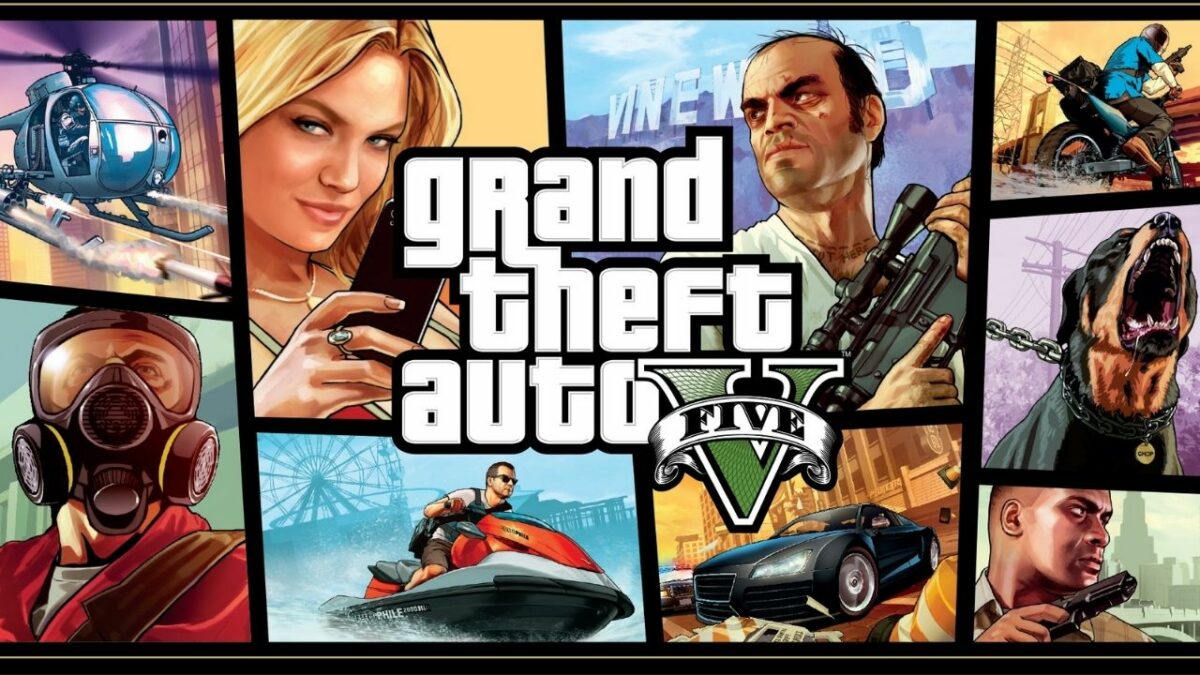 GTA V Title Screen