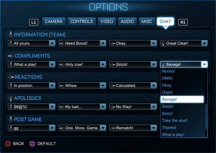 How to Chat in Rocket League on PC, Playstation, and Xbox