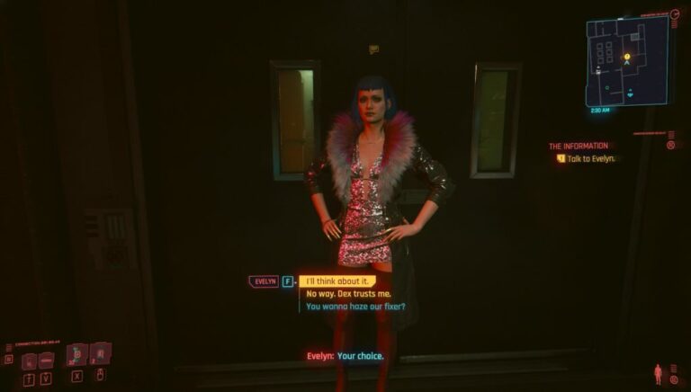 Cyberpunk 2077: Dex or Evelyn choices and consequences