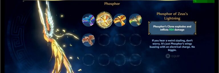 Immortals Fenyx Rising: How to Collect All Phosphor Skins?
