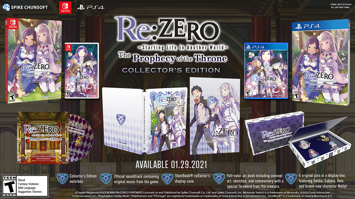 Re：ZERO-王位ゲームの予言が英語の予告編を取得