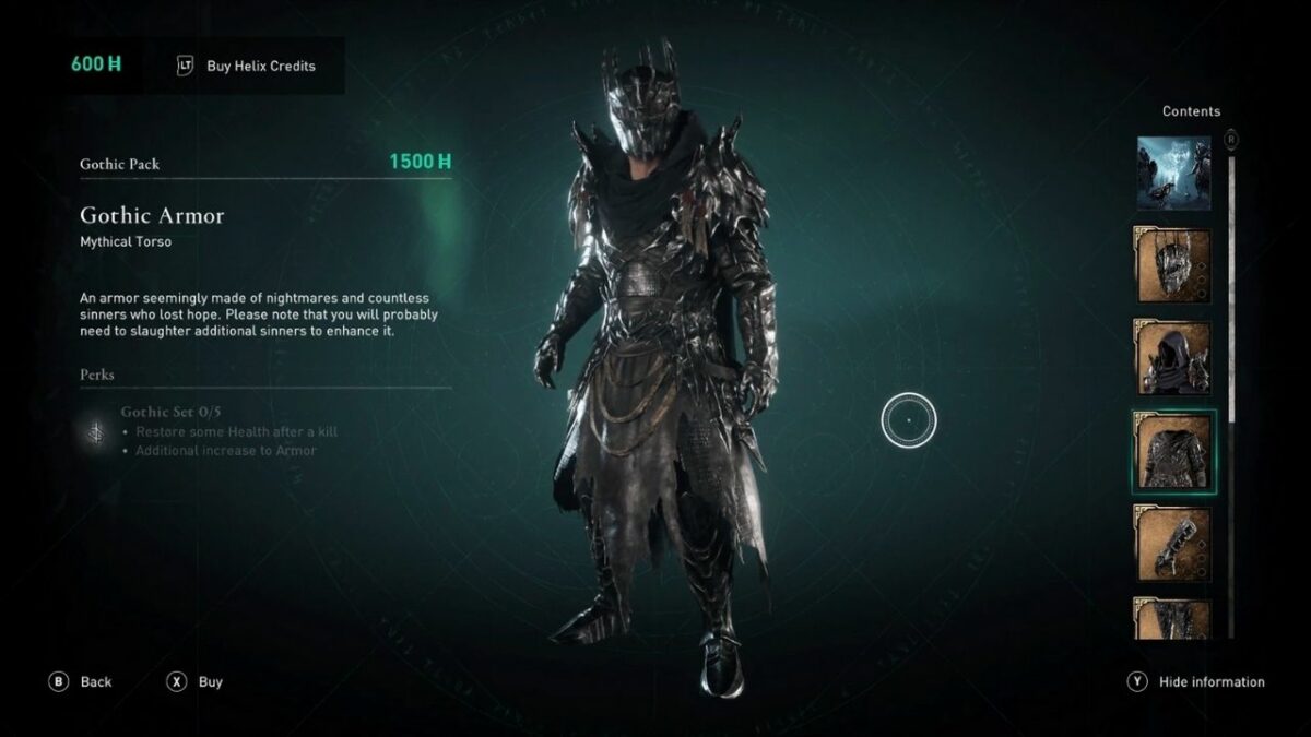 AC Valhalla How to Get the Gothic Armor Set?