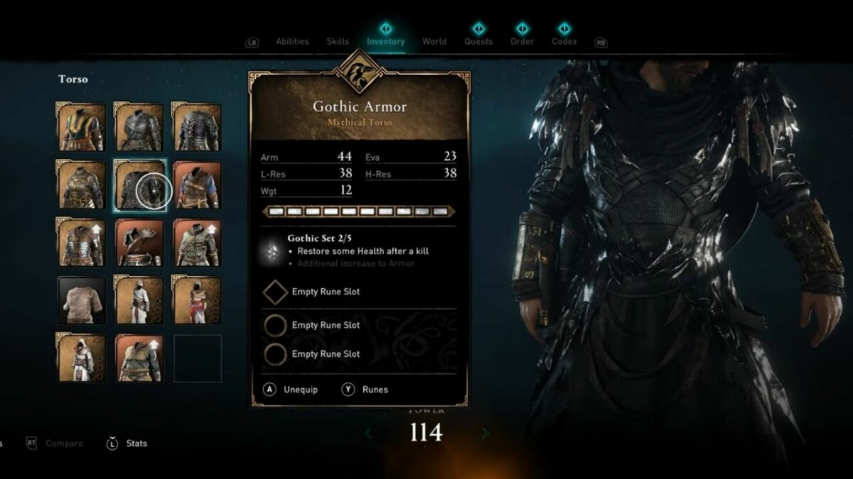 AC Valhalla How to Get the Gothic Armor Set?