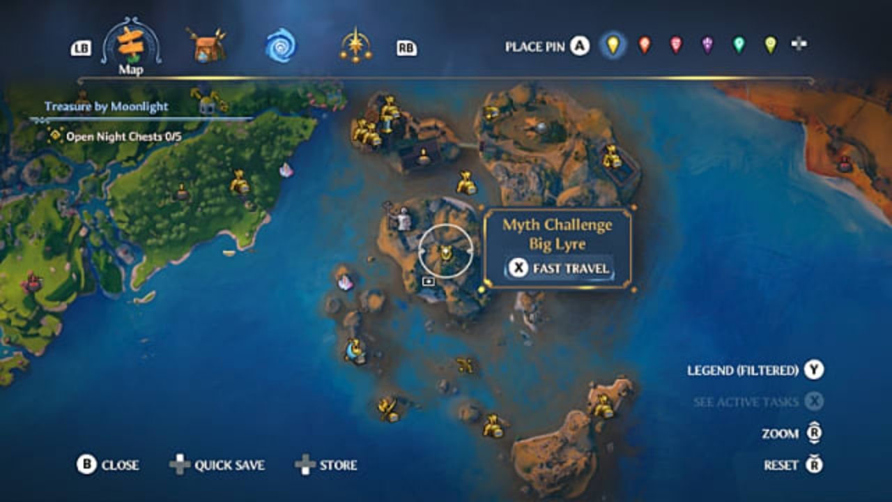 Immortals Fenyx Rising Lyre Myth Challenge Solution