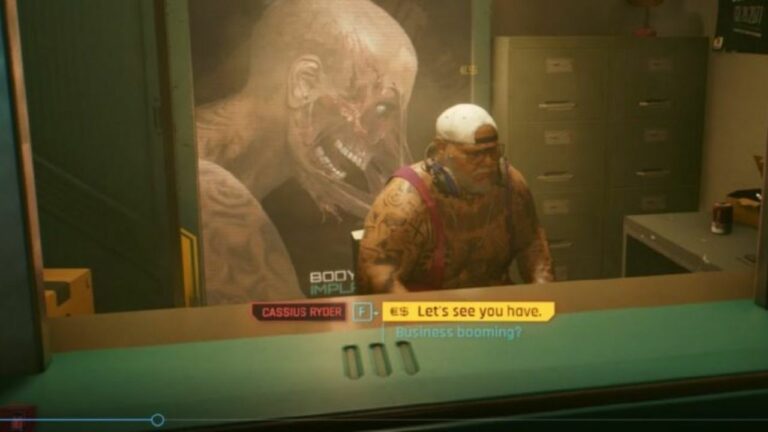 Cyberpunk 2077: Collecting Free Reward from Cassius Ryder in The Gig