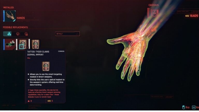 Cyberpunk 2077: Collecting Free Reward from Cassius Ryder in The Gig