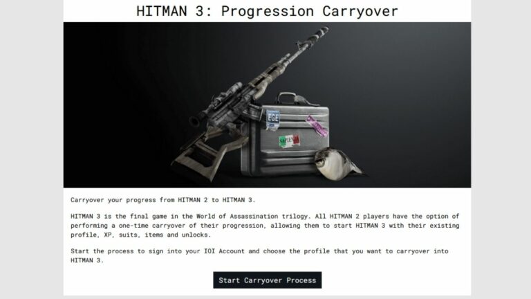 Hitman 3_ Guide to Carry Over Saves from Hitman 2