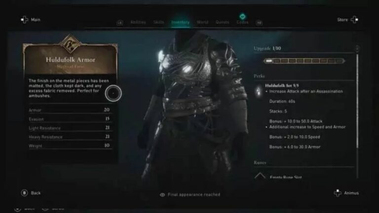 Como obter o conjunto de armadura Huldufolk em AC Valhalla? Guia