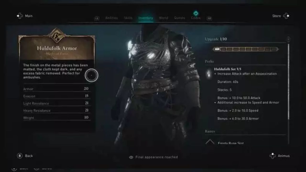 Huldufolk Armor Set Assassin’s Creed Valhalla