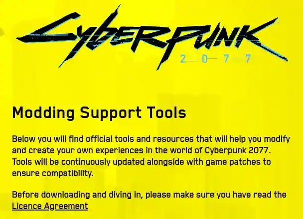 Modding Support Tools Officially Added to Cyberpunk 2077!