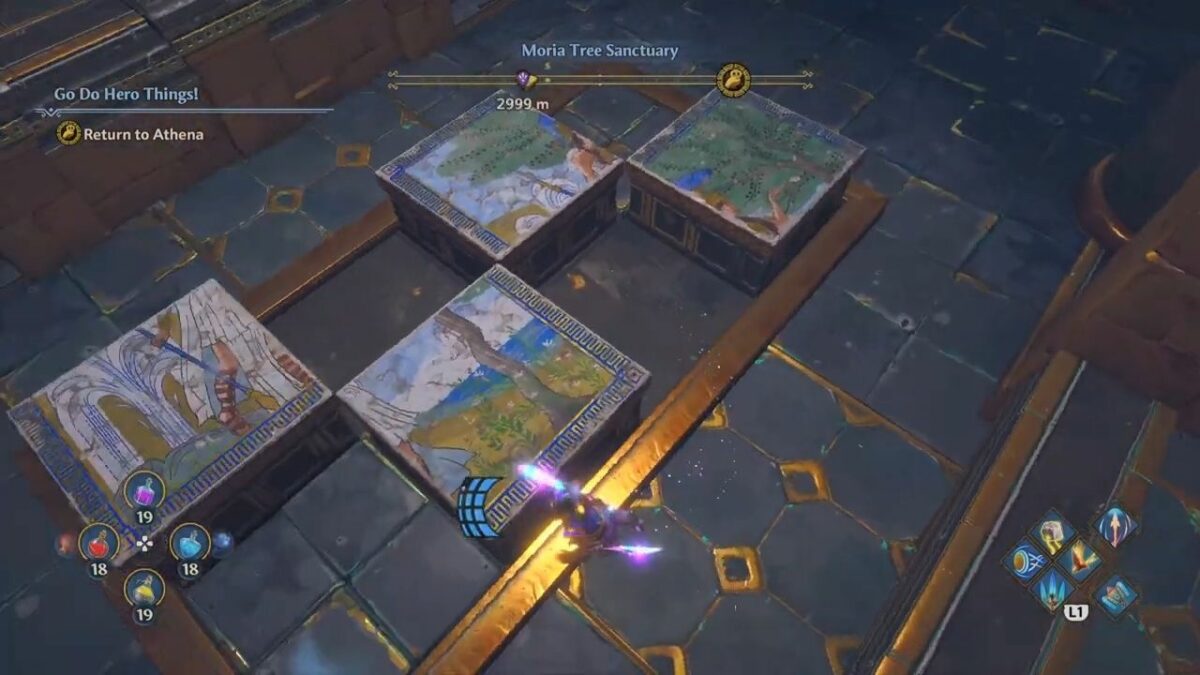 Immortals Fenyx Rising Moria Tree Sanctuary Fresco Puzzle