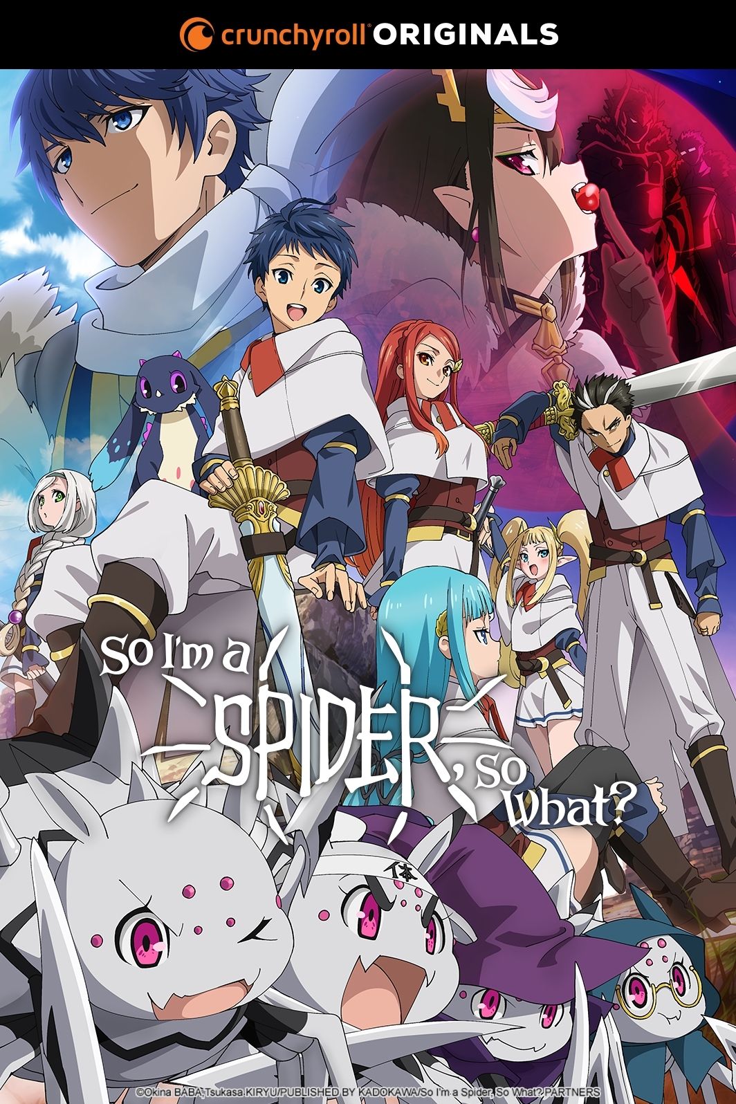Crunchyroll presenta una vista previa de 10 minutos del episodio 1 de So I'm a Spider, ¿y qué? Lanzamiento del anime 8 de ene.