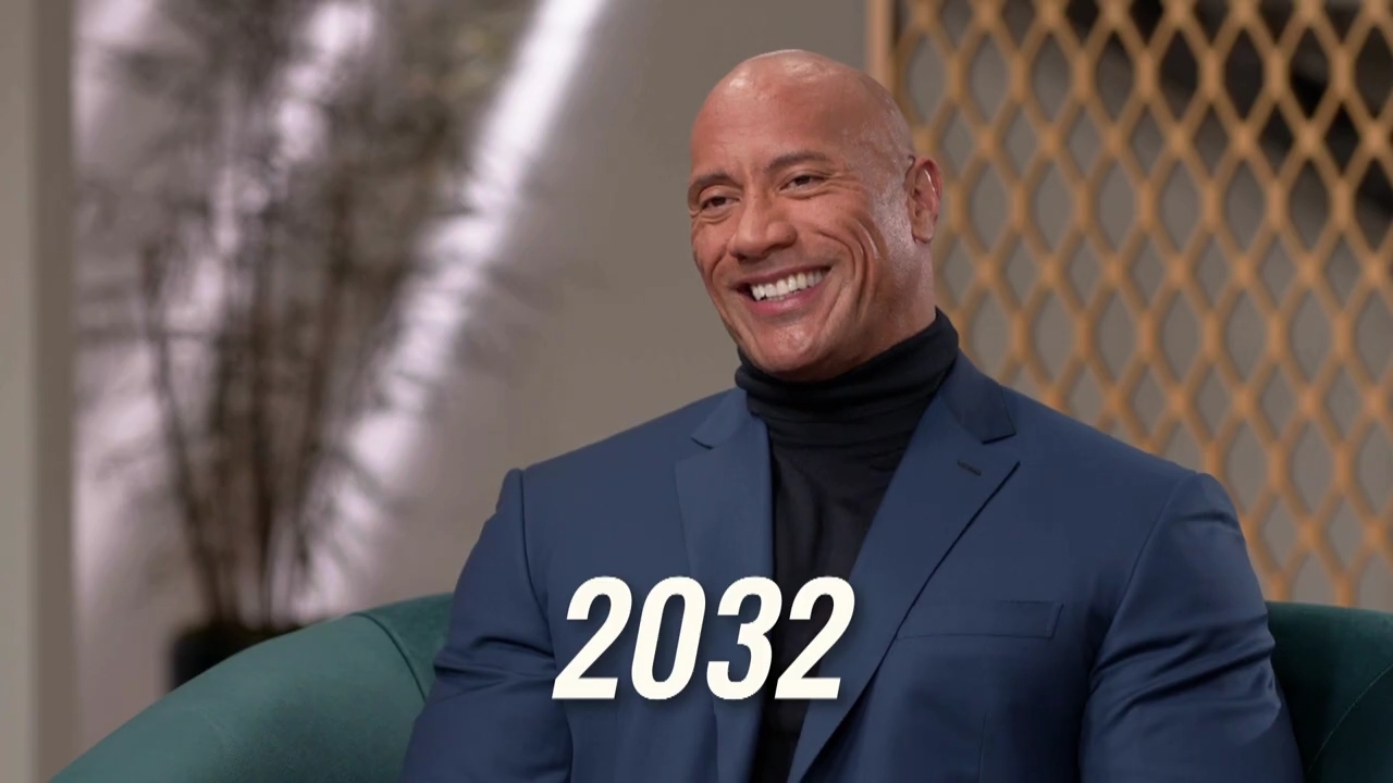 Young Rock Trailer: The Rock Running For President im Jahr 2032 Cover