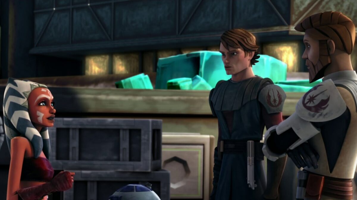 ashoka meets anakin obi wan star wars