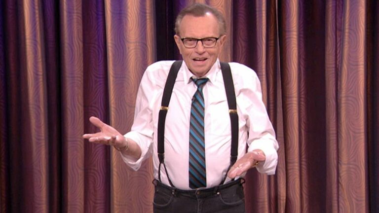 Larry King Tests Positive