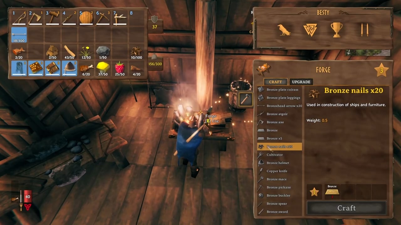 How to Hang Trophies on Walls in Valheim?