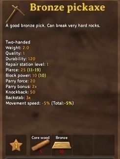 A Guide to Making All Pickaxes in Valheim