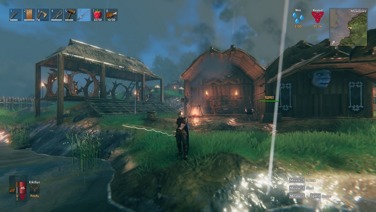 How to Get a Fishing Rod and Catch Fish in Valheim?