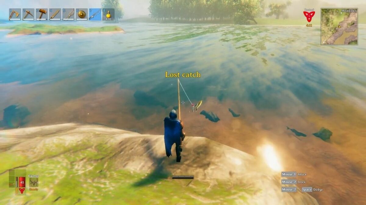 How to Get a Fishing Rod and Catch Fish in Valheim?