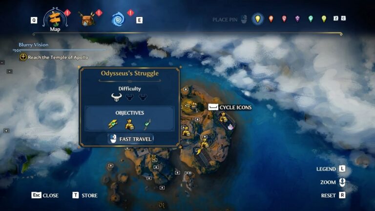 Guia e localização do Struggle Vault de Odysseus – Immortals Fenyx Rising