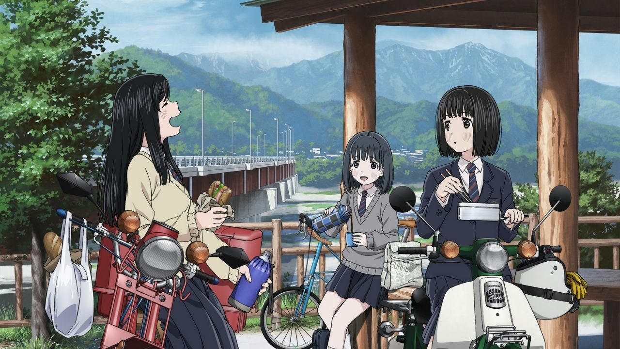 Super Cub Anime’s New Visual Previews the Wholesome Life of Koguma, Reiko, And Shii cover