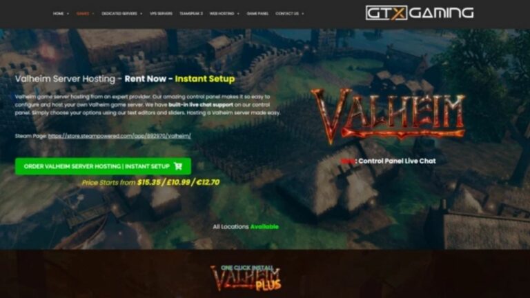 Hospedagem de servidor Valheim: Guia de configuração de servidor dedicado e VPS