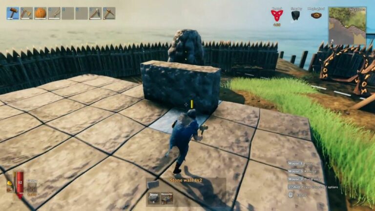 Valheim Stone Cutting: Get Stone Blocks & Build Stone Buildings