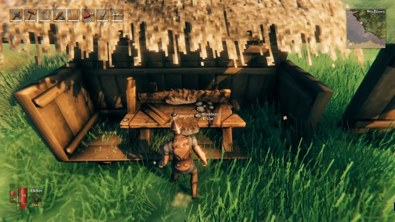 How to Build and Upgrade a Workbench in Valheim?