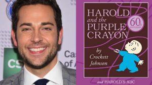 Zachary Levi estrelará o filme 'Harold and the Purple Crayon'