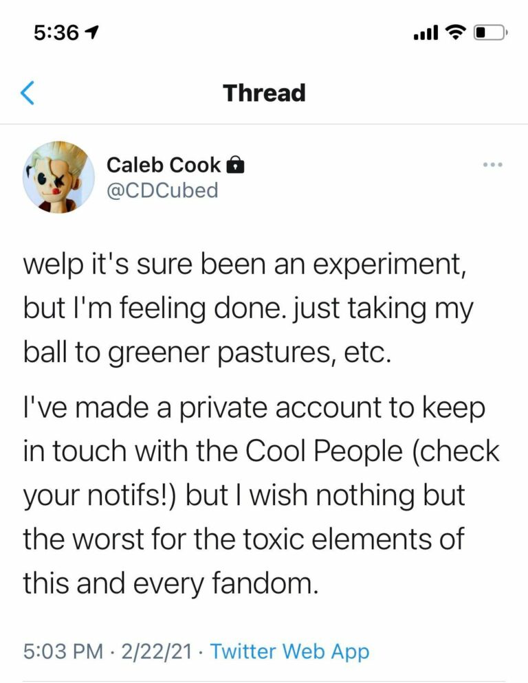 My Hero Academia Translator, Caleb Cook, Driven Off Twitter By Toxic Fans