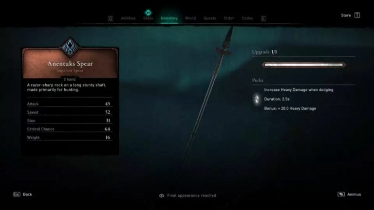 which is the best spear in ac valhalla