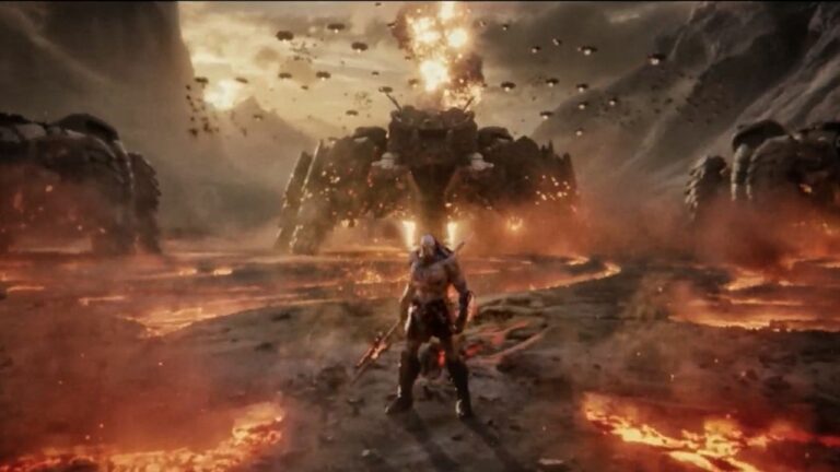 JL Images Show An Updated Darkseid & The Team Planning