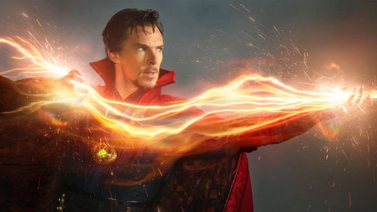 Benedict Cumberbatch Hides Face in Interview at ‘Doctor Strange 2’ Set cover