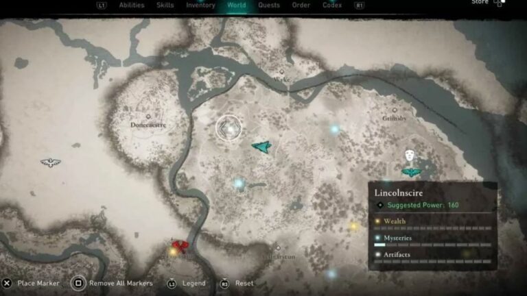 Assassin's Creed® Valhalla: Mapa do Tesouro de Lincolnshire 