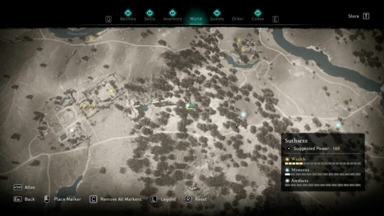 Assassins Creed Valhalla: Monk’s Lair Key Location & Treasure