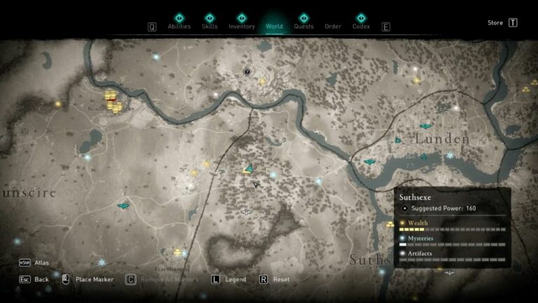Assassins Creed Valhalla: Monk’s Lair Key Location & Treasure