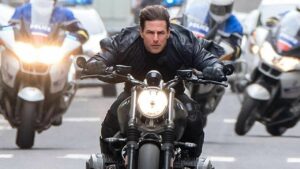 Tom Cruise Suits up for Train Stunt in New ‘Mission Impossible 7’ Photo