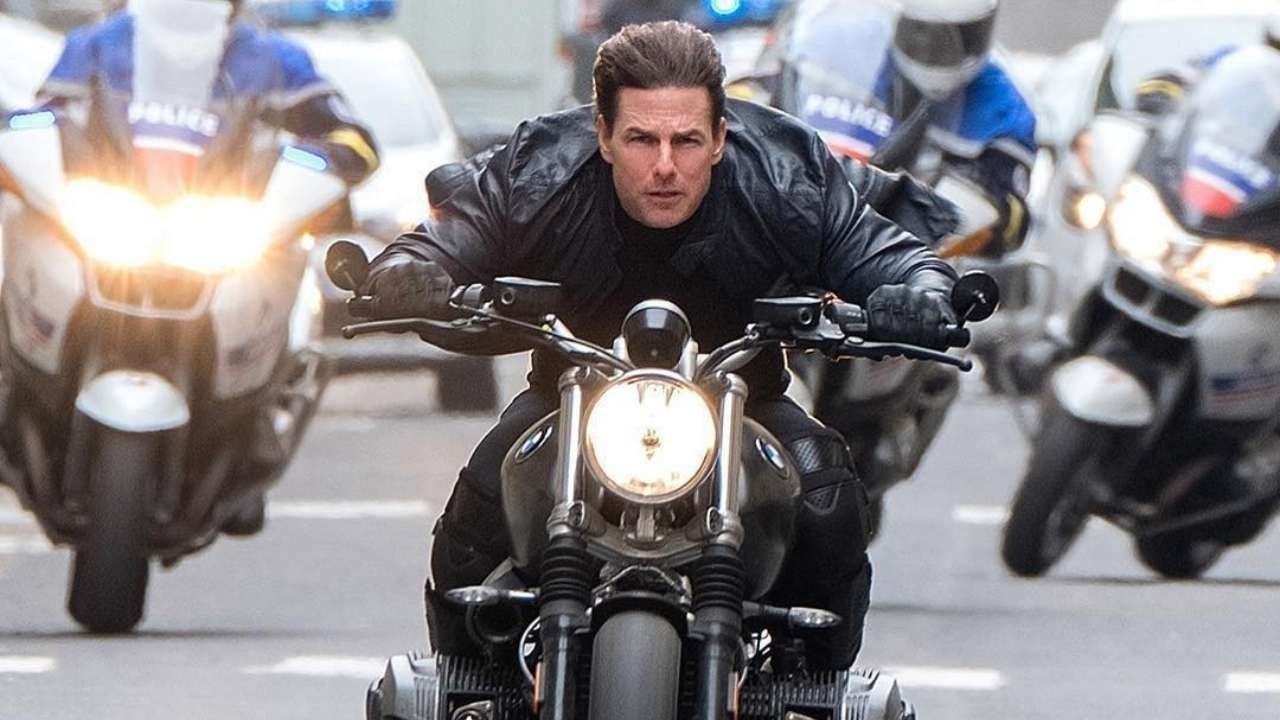 Tom Cruise Suits up for Train Stunt in New ‘Mission Impossible 7’ Photo cover