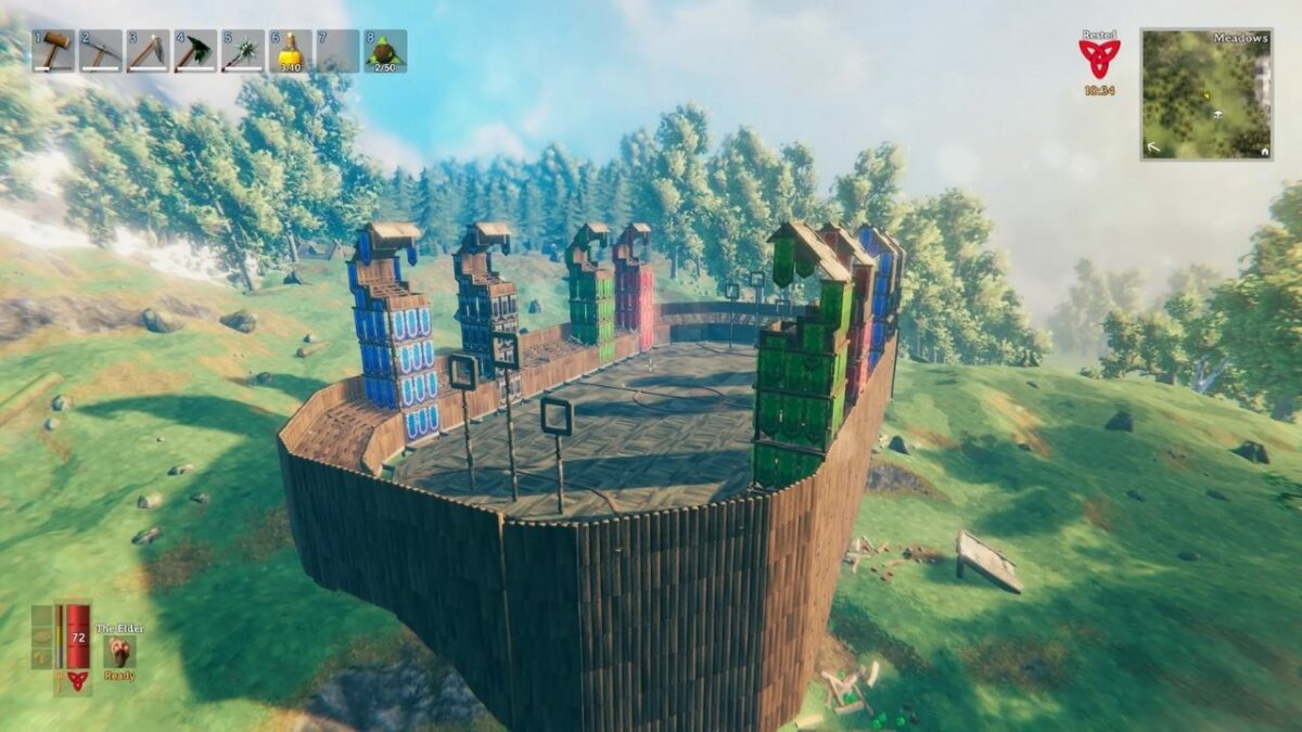 Valheim Player Builds An Impressive Replica of Hogwarts
