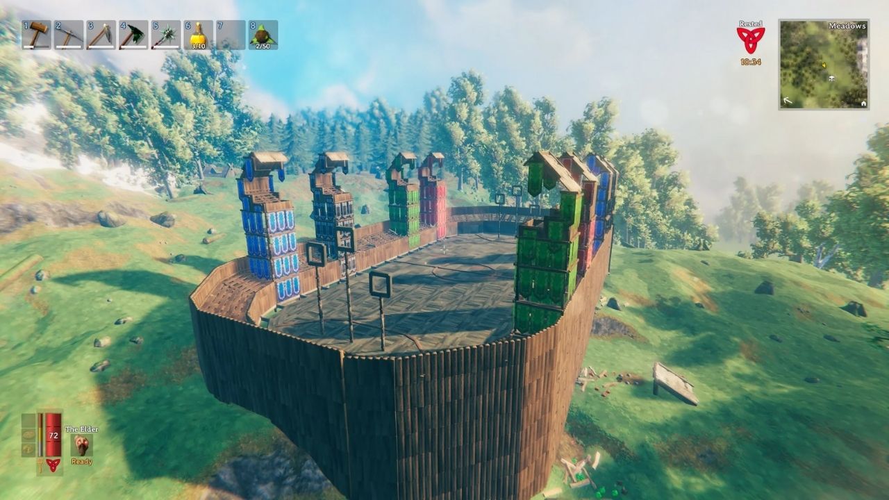 Valheim Player Builds a n Impressive Replica of Hogwarts cover