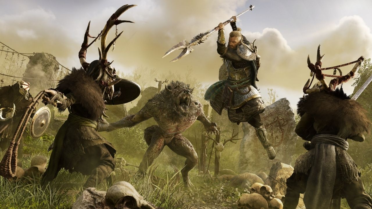 El DLC Wrath of the Druids trae hombres lobo a la portada de AC Valhalla
