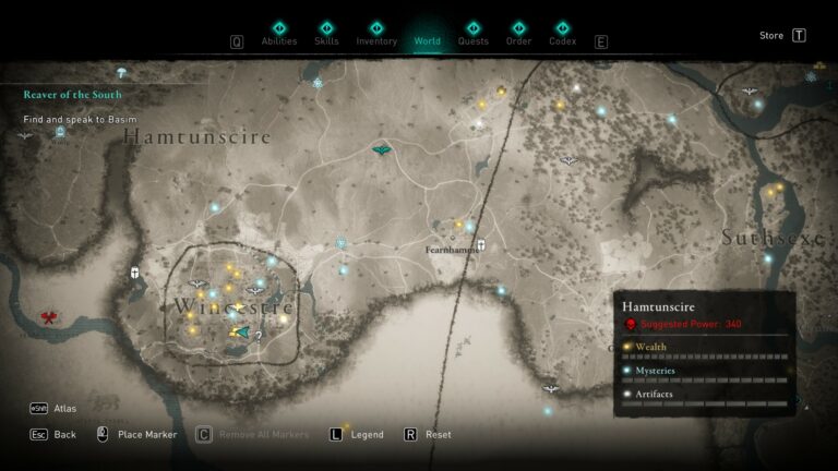 AC Valhalla: todas as localizações, pistas e soluções do mapa do tesouro