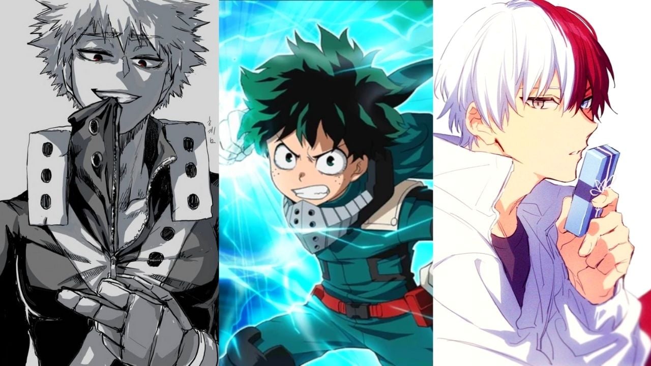 LGBTANIMES+ on X: E foram revelados os designs dos novos trajes de  Midoriya, Bakugou e Todoroki para Boku no Hero Academia the Movie 3: World  Heroes' Mission. O filme estreia dia 06