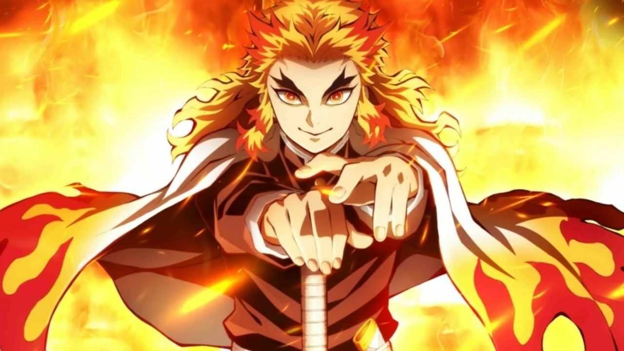 Kyōjurō Rengoku, o Hashira que respira chamas, adicionado ao jogo Demon Slayer! cobrir