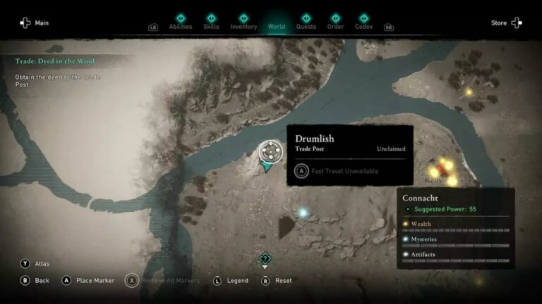 AC Valhalla Dyed in the Wool: Drumlish Trade Post Complete Guide